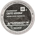 Starbucks Caffe Verona Dark, K-Cup for Keurig Brewers, 24 Count (Pack of 4)