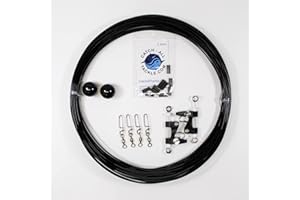HLXFF3 HZTZDMHH Black Line Outrigger Rigging Kit - Line,Balls,Clips,Snaps, & Crimps