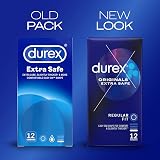 Durex Extra Safe Condoms Pack of 12 - 56mm Regular Fit (Packaging May Vary) view 2