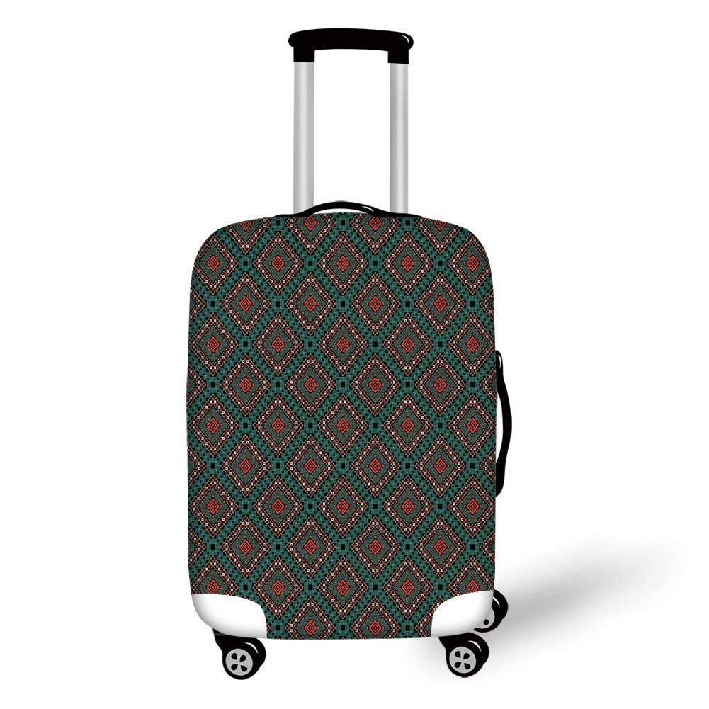 native american print luggage