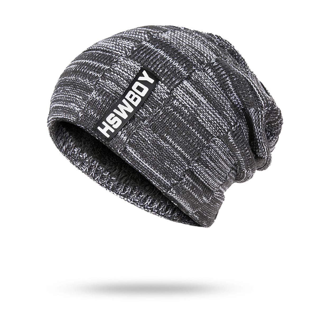 Wish Club Mütze Warmhaltend im Winter Weich Sanft Gestrickt Hut bequem Männer Frauen