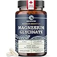 Magnesium Glycinate 400mg | Magnesium Glycinate for Muscle Function, Bones, Heart & Calm Support for Women & Men | 72MG Eleme