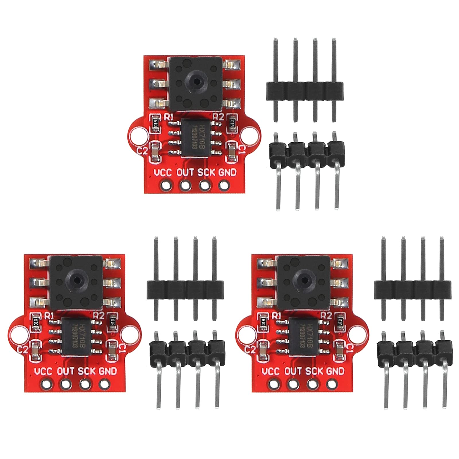 AITRIP 3PCS Air Pressure Sensor Module Board 3.3-5V