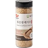 Korean Food Roasted &amp; Ground Sesame Seeds, 100% Pure, No Salt, 100g | Made from 100% Korean-grown sesame seeds with no added salt for versatile use