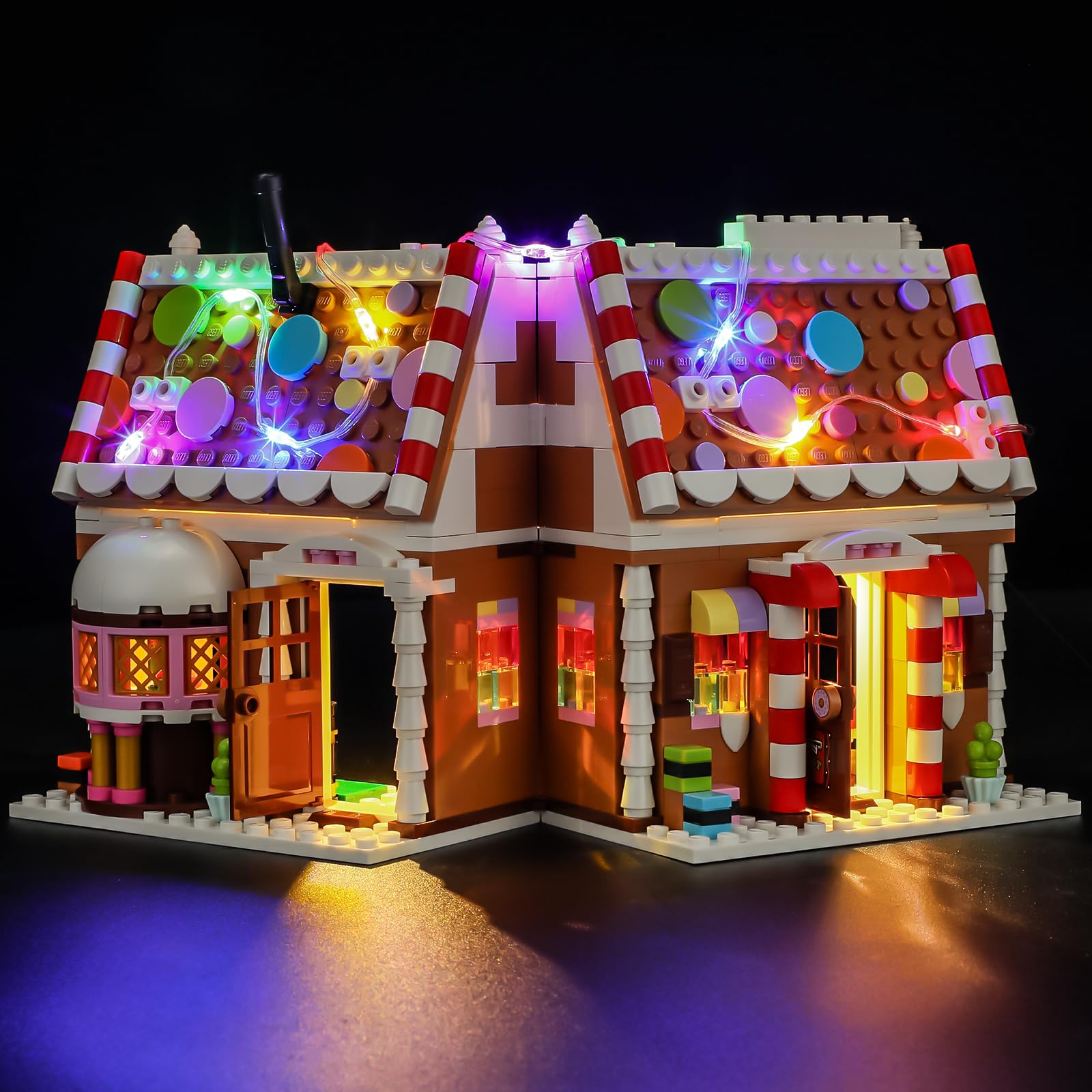 BRIKSMAX 2.0 Light Kit Compatible with Lego Festive Gingerbread House 40809 Building Sets- LED Lighting Kits (Accessories Only), Cable-Hiding Tech for Display, Gifts & Collectors