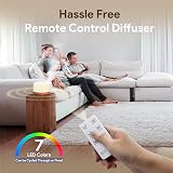 ASAKUKI 500ml Essential Oil Diffuser 5-in-1 Ultrasonic Quiet Remote view 6