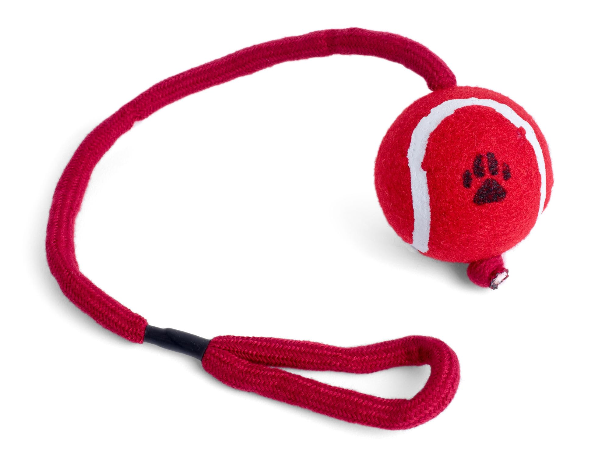 Petface Tennis Ball on A Rope Dog Tug Toy