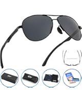 ATTCL Men's Classic Aviator Driving Polarized Sunglasses