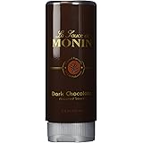 Monin Gourmet Dark Chocolate Sauce, 12 oz Squeeze Bottle