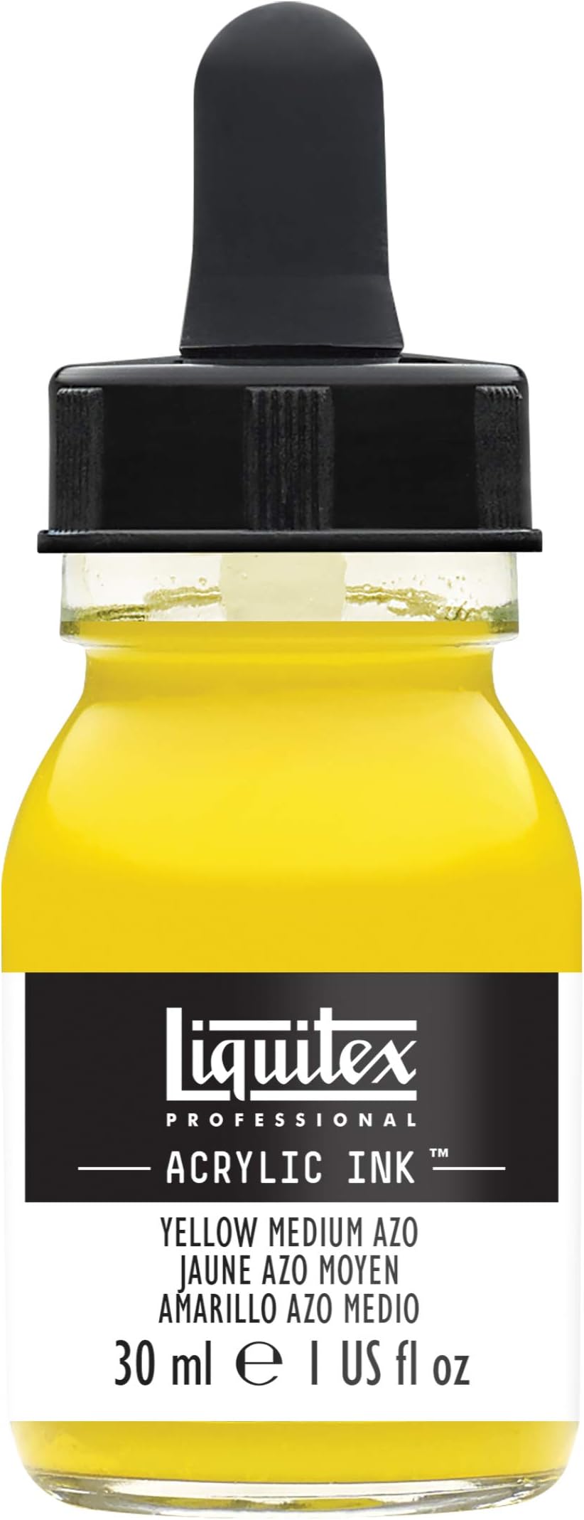 Liquitex 4260412 Liquid Professional Acrylic Paint Ink 30 ml Medium Yellow Azo