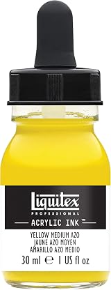 Liquitex 4260412 Liquid Professional Acrylic Paint Ink 30 ml Medium Yellow Azo