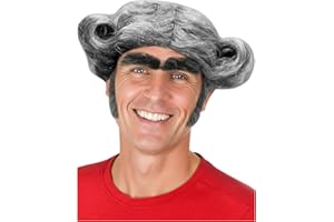 Costume Adventure Grey Character Wig Costume Grey Character Wig With Curls - One Size