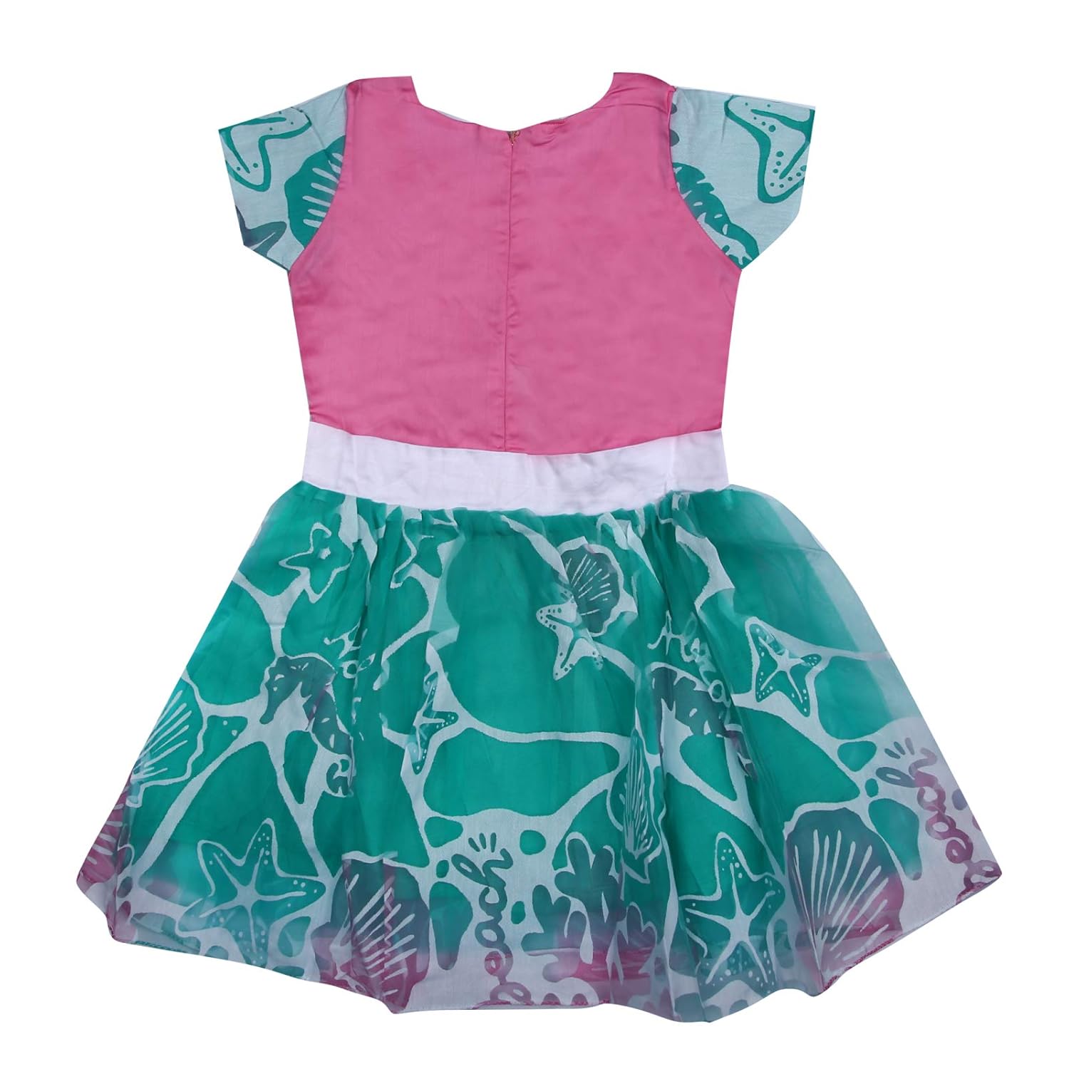 green frock for baby girl