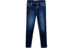 VIGOSS Girls' Jeggings - Pull On Super Stretch Denim Skinny Jeans for Girls (2T-16)