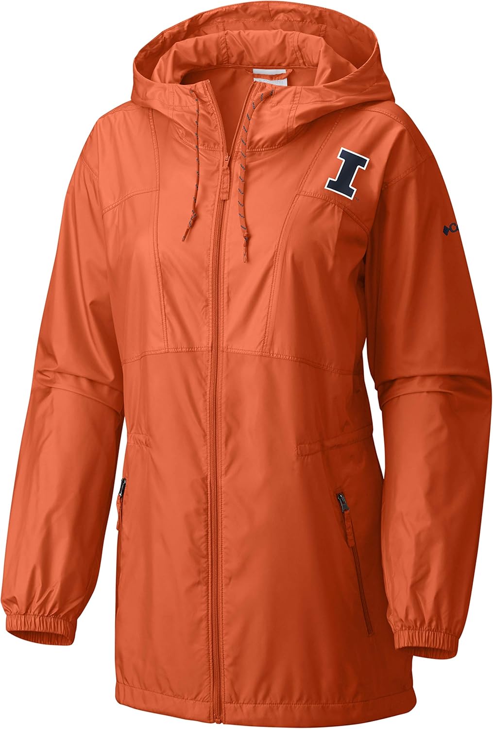 columbia orange jacket women's