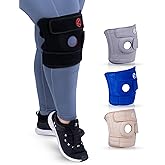 KARM Plus Size Knee Brace for Women & Men Plus Size - Adjustable Knee Support Brace for Meniscus Tear, Arthritis Pain, Compression with Side Stabilizers - Obese People (4XL/5XL/6XL Black)