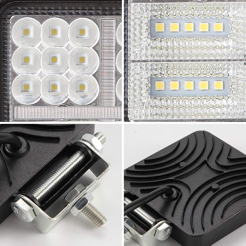 PinShang 4162W High Power LED Light Square Car Working Light Headlight