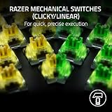 Razer BlackWidow V4 X Green Switch Mechanical Keyboard US Layout Black view 2