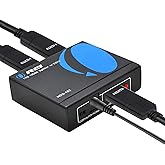 OREI 4K 1 in 2 Out HDMI Splitter Duplicate/Mirror Only UltraHD 4K @ 30 Hz 1x2 WILL NOT BYPASS HDCP HDMI Supports 3D Full HD 1