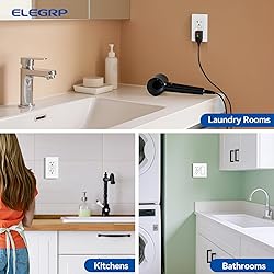 ELEGRP GFCI Outlet 20 Amp, Self-Test GFI Electrical