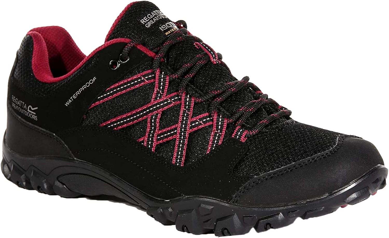 Regatta Women's Lady Edgepoint II Walking Shoe, Black (Blk/Beaujols 9tw