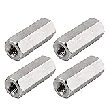 TOPPROS Pack of4 M10 X 1.5-Pitch 30 mm Length Hex