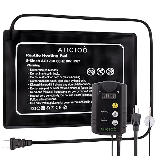 Aiicioo Reptile Heating Pad with Thermostat in Kenya Whizz Heat Mats