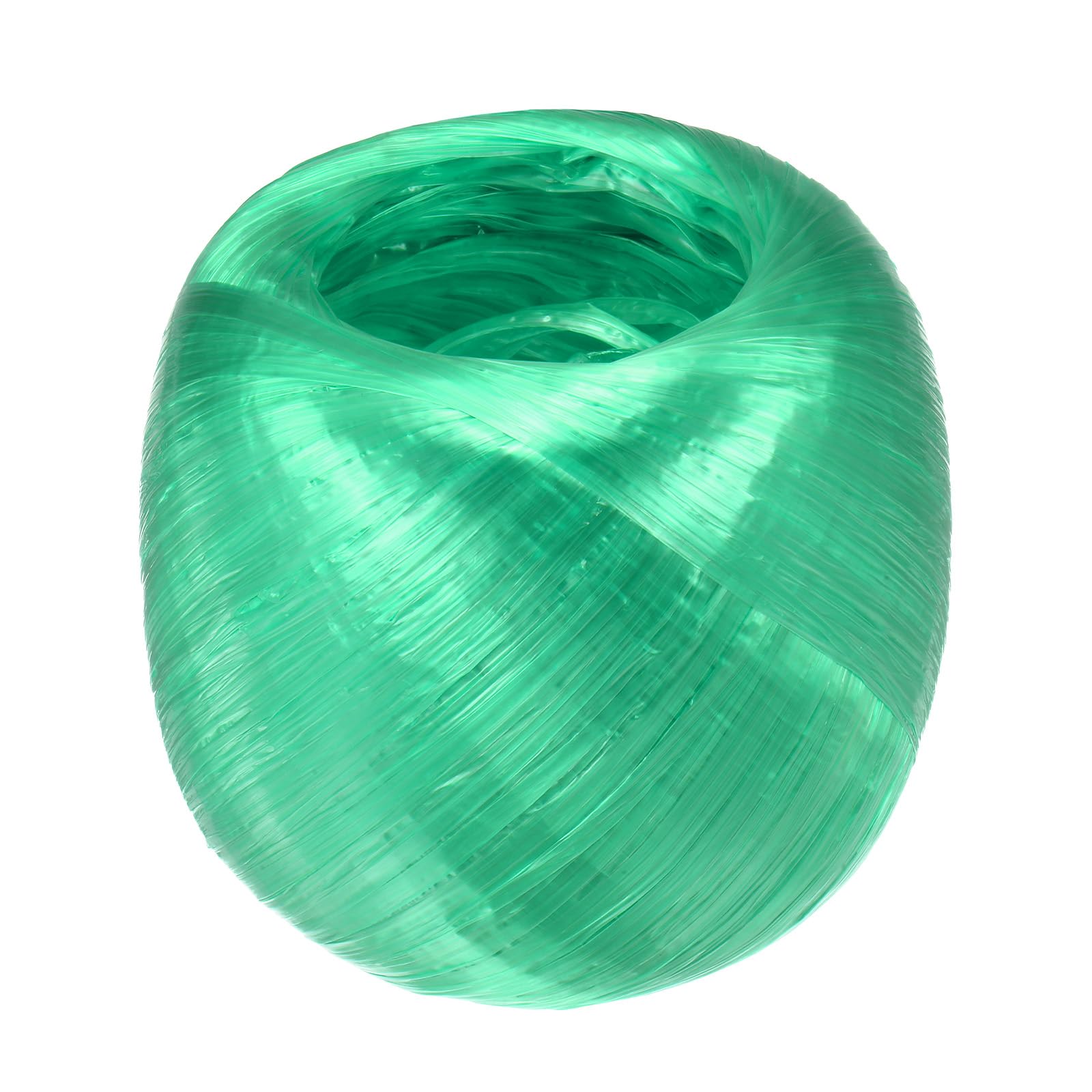 M METERXITY Polyester Nylon Plastic Rope Twine, 4cm Width 310M Length Household Bundled Plastic Ropes Roll for Crafting/Gardening/Packing/Carrying [1017FT/12204IN, Green]