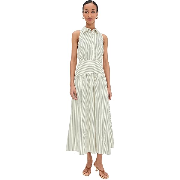 staud romy dress STAUD Women's Romy Dress, Navy, 4 at Amazon Women's Clothing store