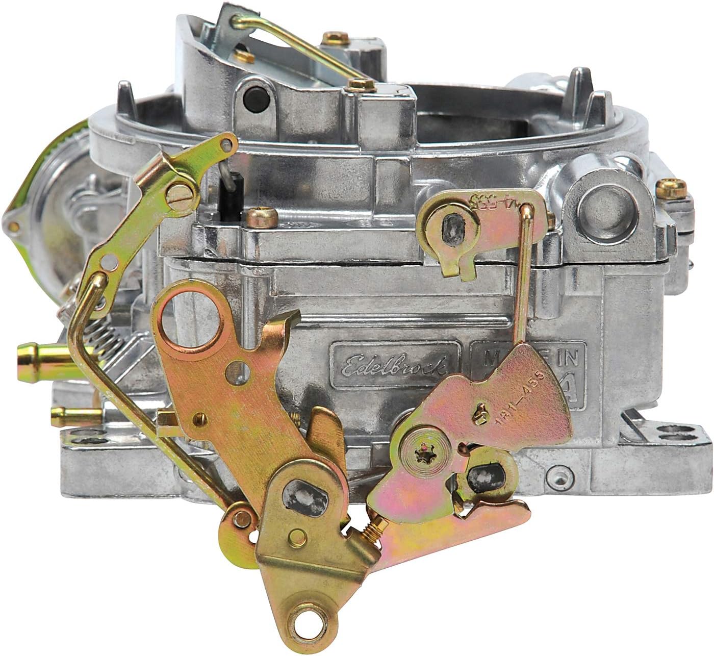 Edelbrock 1406 Performer 600 CFM Square Bore 4-Barrel Air Valve Secondary Electric Choke Carburetor: Automotive