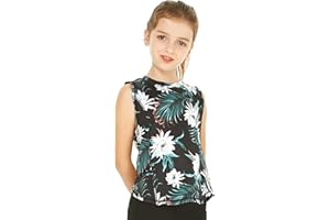 HAWAII HANGOVER Girl's Hawaiian Athletic Sportswear Tank Top in Floral Patterns