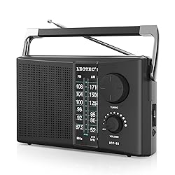 LEOTEC Portable AM FM Radio with Best