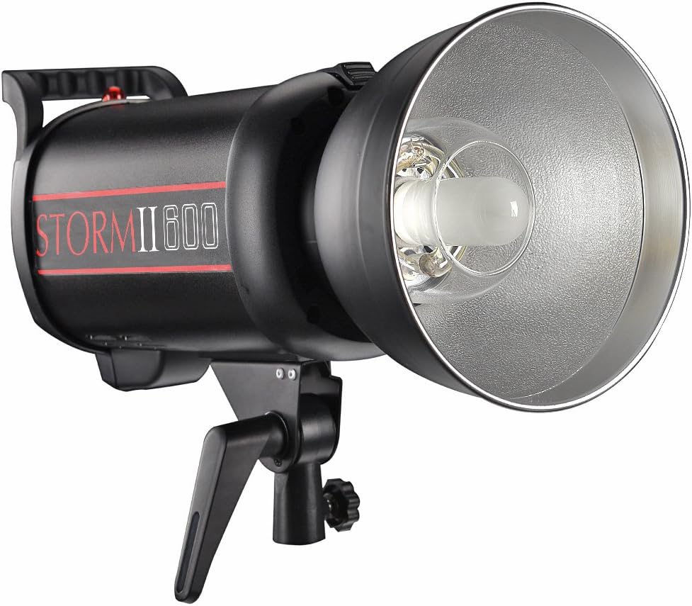 STORM II600 600Ws High Speed Fan Cool Studio Strobe 2 4GHz Three Head Boom Kit HSS 1 8000s Flash Light  2 Year UK Warranty  Fast Delivery  UK Stock  VAT Registered  Three Head Boom Kit  STORM II 600 