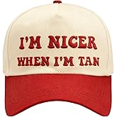 Funny Trucker Hats Embroidered Vintage Snapback Hat for Women Put It On My Husband's Tab Hats Gag Gifts Baseball Cap Red