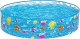 Bestway Sea Creature Paddling Pool 48 x 10 Inch Blue Kid's Pool view 1