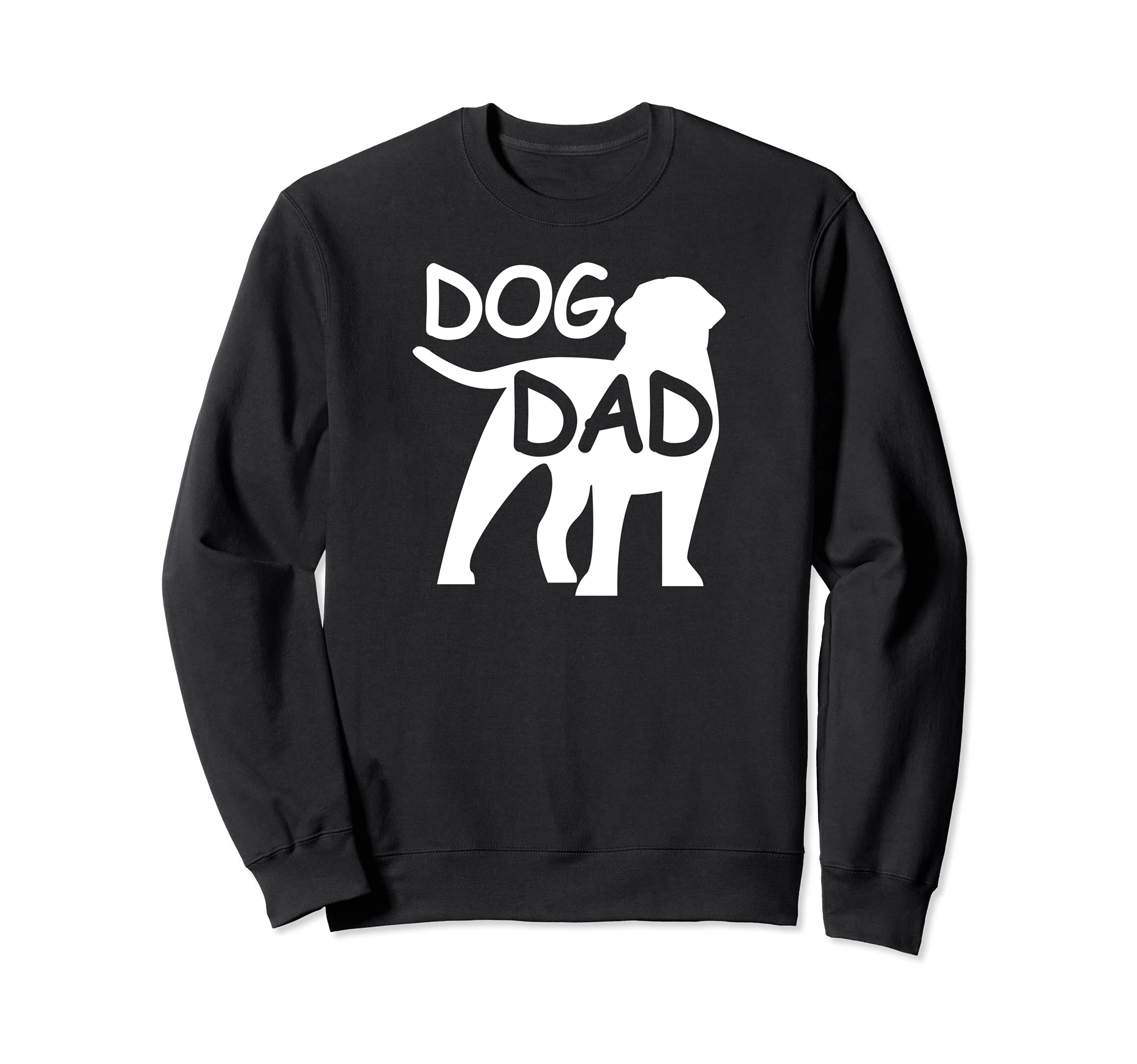 Best Dog Dad Men Doggy Bark Bone Fathers Day Boy Puppy Male Sweatshirt