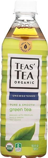 TEAS’ TEA, TEA PURE GREEN ORGANIC, 16.9 FL...