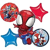 Spidey and His Amazing Friends Birthday Party Supplies Balloon Bouquet Decorations