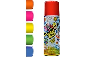 JA-RU Sidewalk Chalk Spray (Assorted) Kids Driveway, Yard, Sidewalk Liquid Colored Chalk. Field Marking Chalk Line Spray Temp