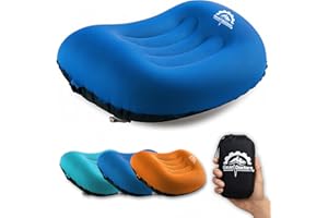 Gear Doctors 100g Compact Ultralight Inflatable Camping Pillow — Inflatable Pillow for Camping— Pillows for Sleeping, Ergonom