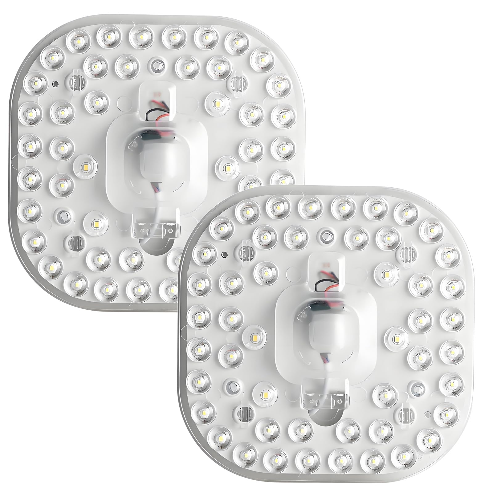 WULUN 2 Pack LED Module, Ceiling Conversion Kit with Magnet, LED Panel, AC 165-265V, 6.2 inch, 24 watts, 2200 lumens, 6500K Cool White, Non-dimmable