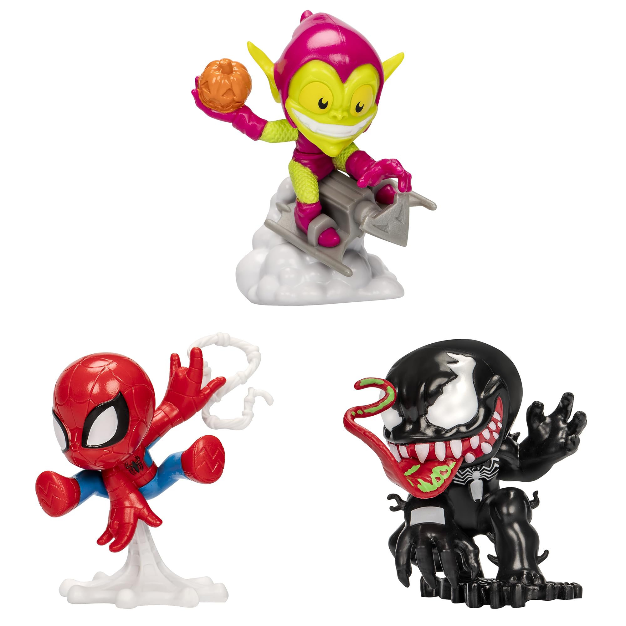 SPIDER-MAN Marvel Mighty-Verse Collection Series 1 Multipack, 6 Action Figures