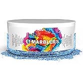 MARBLERS Blue Mica Powder [Sky Blue Pearl] 1oz (28g) | Cosmetic Grade | Epoxy Resin Pigment | Dye | Non-Toxic, Vegan, Cruelty-Free | Lip Gloss, Nails, Body Butter | Bath Bomb, Candle & Soap Making