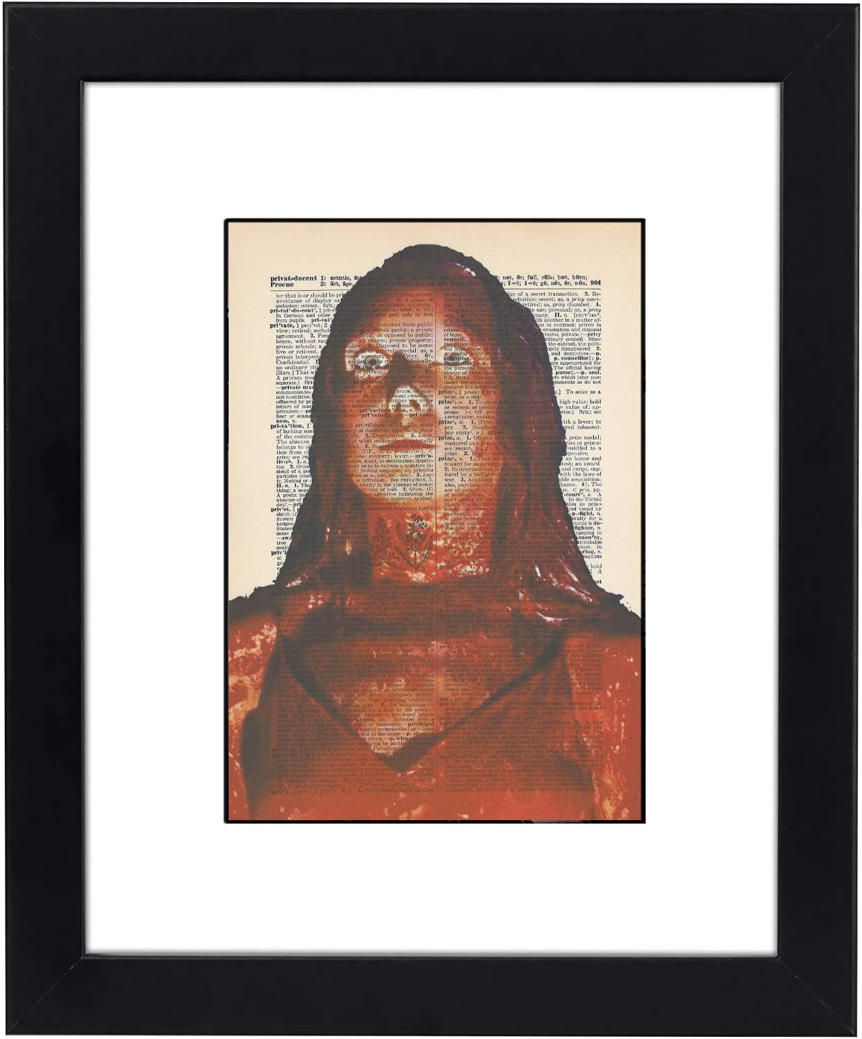 Stephen King's Carrie Dictionary Art Print | Horror Movie Decor | Horror Movie Poster