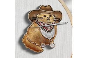 VODOZAVA Needle Minder Magnet, Magnetic Needle Minder, Needle Minders Magnetic Cross Stitch Accessories, Magnetic Needle Holder, Life Tree, Butterfly, Cats, Owl, Heart (Garfield)