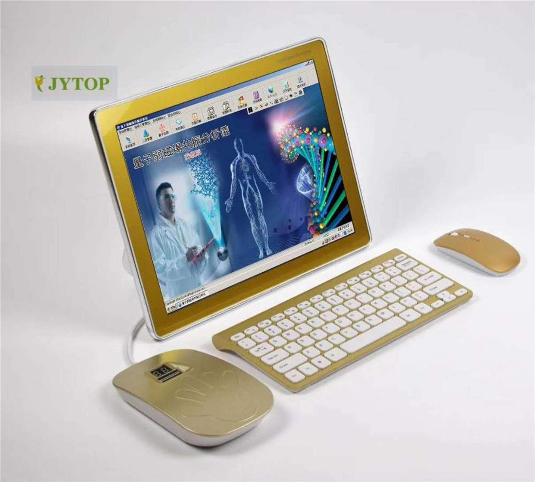 JYtop 2019 New Touch Screen All in one Computer Quantum Magnetic Resonance Quantum Body Health Analyzer
