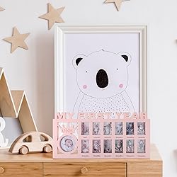 Unittype My First Year Baby Picture Frame Newborn