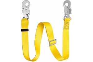 HandAcc Hunting Safety Belt with Adjustable Lanyard, Tree Climbing Belt Restraint Lanyard