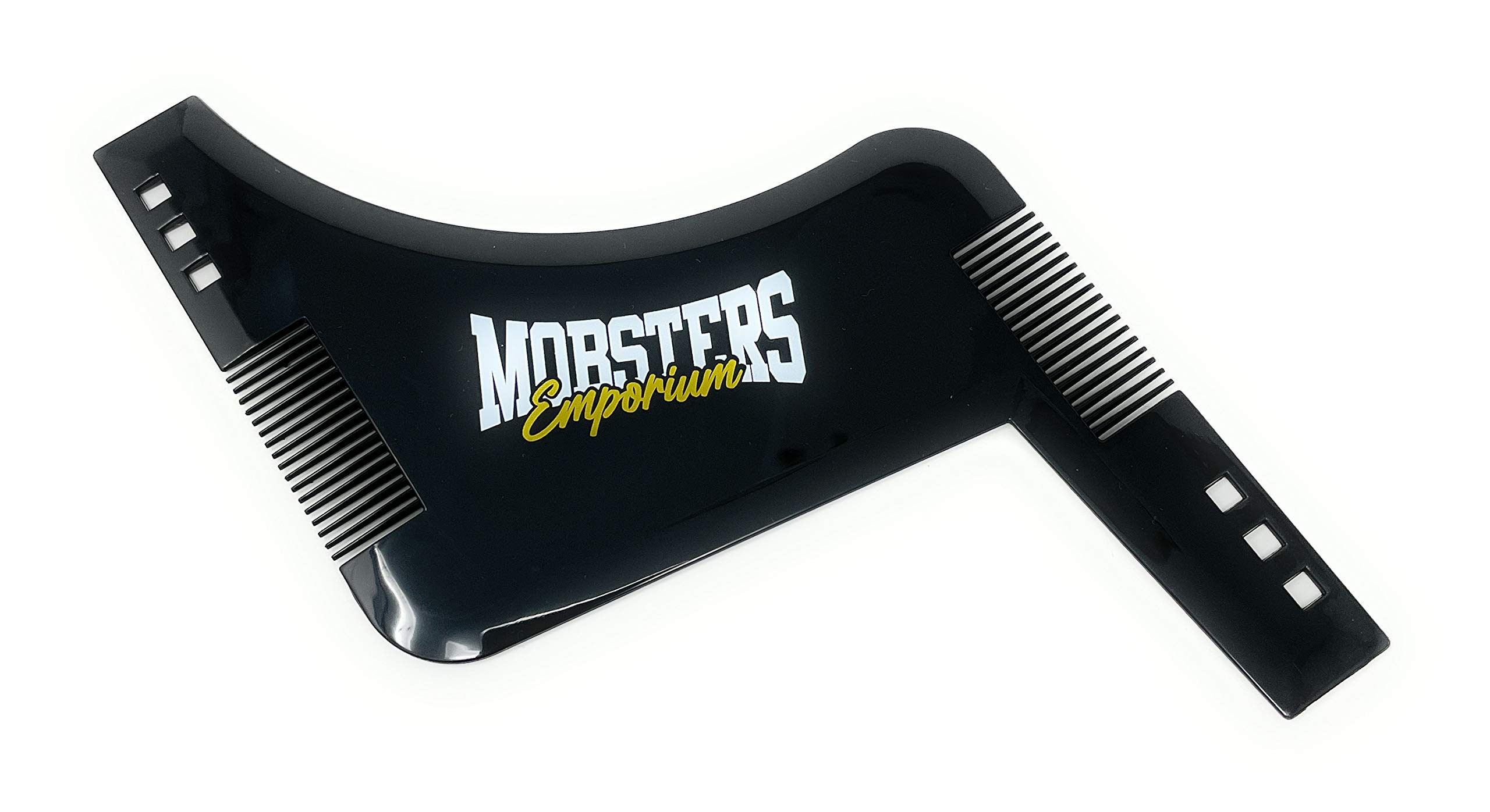 Mobsters Emporium Beard Shaping Template Plus Beard Comb All-in-ONE Tool