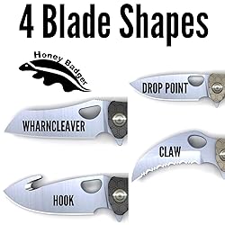 Honey Badger White Handle Kit with White Backspacer